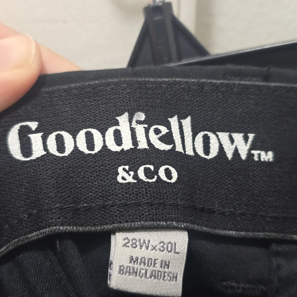 Goodfellow & Co Black Pants With Adjustable Drawstring Waist
